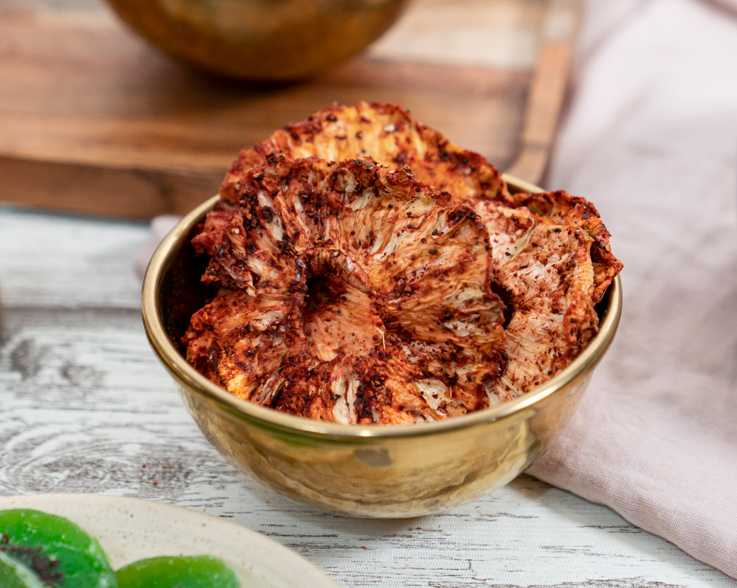Piña en rodaja deshidratada con chile – Ánima sustentable